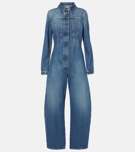 オールインワン・サロペット ALAIA ROUND DENIM JUMPSUIT P00996423.jpg