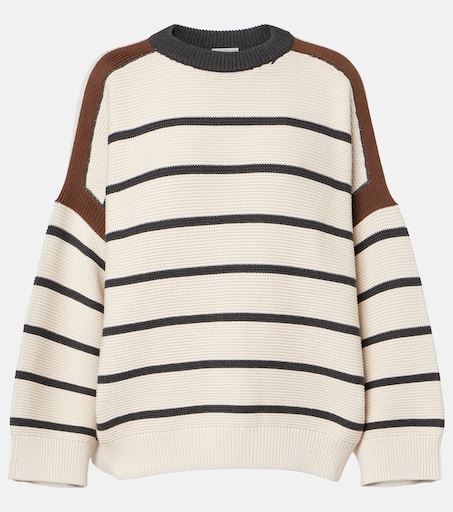 【関税込み】BRUNELLO CUCINELLI COTTON SWEATER Brunello Cucinelli Crewneck Sweater | Sendegaro US