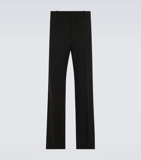 POSTELEGANT / Wool Twill Easy Trousers (Black) | twelve
