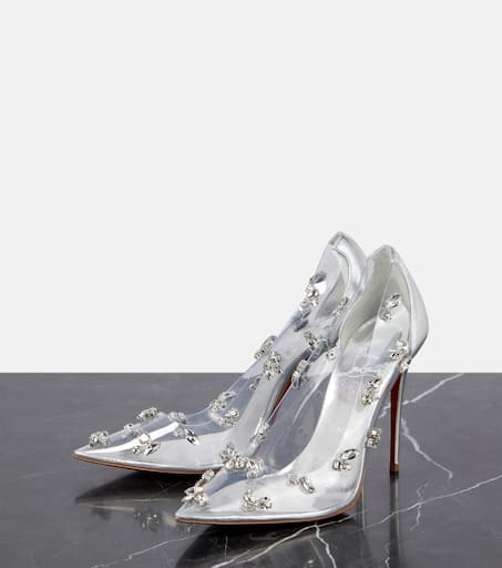 Louboutin sale clear pumps