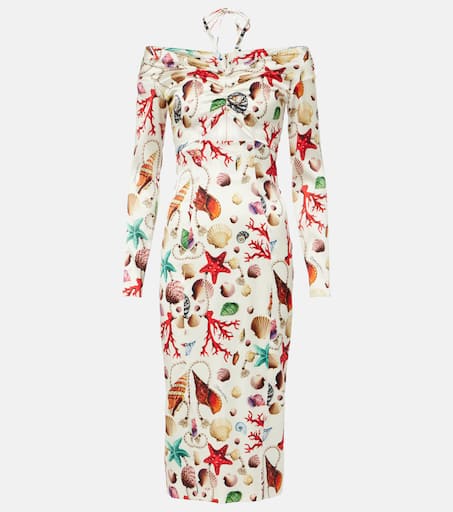 心ときめく◇リリー プリント Dress◇Dolce & Gabbana Dolce & Gabbana Mini Dress With Lily-Print | Sendegaro US