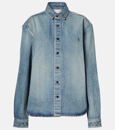 Tシャツ・カットソー Saint Laurent FW24 'Cassandre' shirt (793321Y1H48 9000) Cassandre T-Shirt in Wool Jersey | Saint Laurent | YSL US