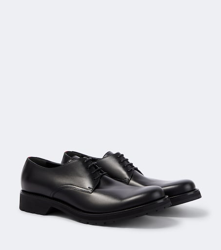 Leather Derby shoes