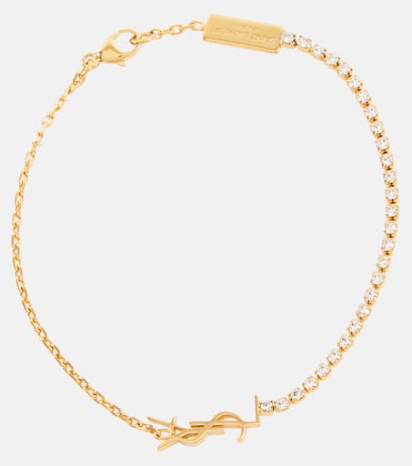 Cassandre embellished bracelet in gold - Saint Laurent