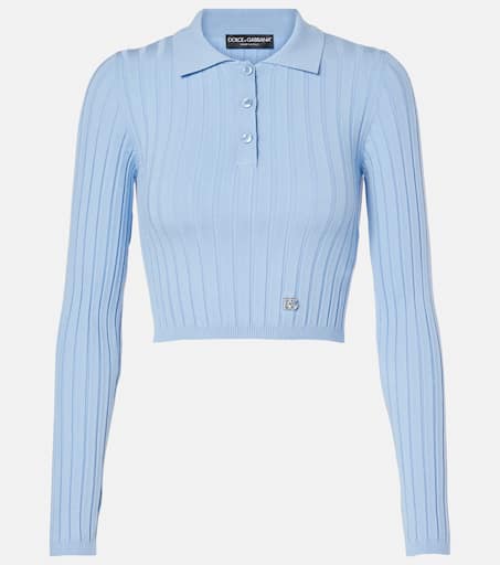 harapeco KNIT POLO - ブルー　eve KNIT POLO - ブルー | harapeco Store