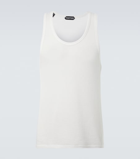 Tom Ford Semi-sheer cotton tank top