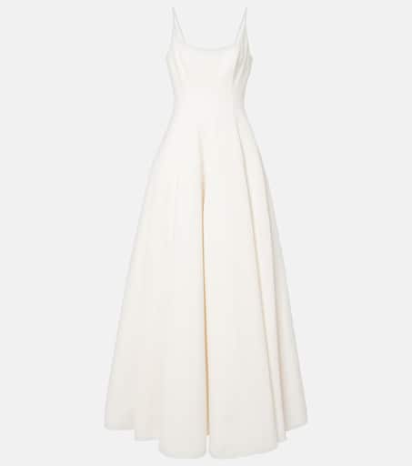 Bridal Joy cotton-blend maxi dress in white - Staud | Mytheresa