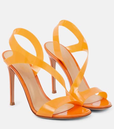 サンダル・ミュール Gianvito Rossi Yellow PVC mules Gianvito Rossi Yellow PVC mules (Gianvito Rossi/サンダル