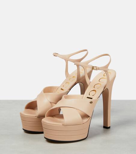 Gucci angel platform pump store