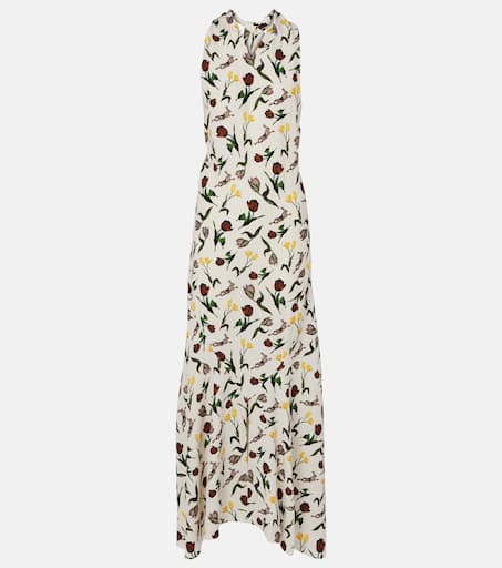 【関税＆送料込み】Marni Short Floral Dress Orange Floral Short Sleeve Dress by Marni | Rent the Runway
