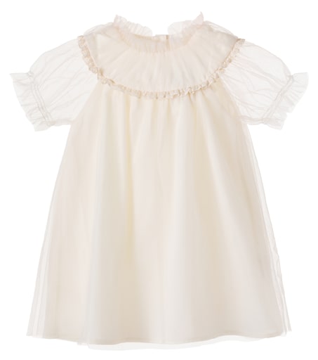 Ruffled tulle dress in white - Cera Una Volta | Mytheresa