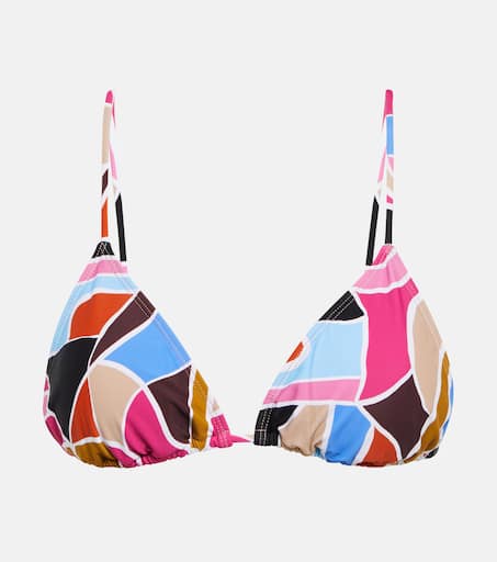 【Rebecca Vallance】Le Reve プリントビキニボトム Le Reve printed bikini top in multicoloured - Rebecca