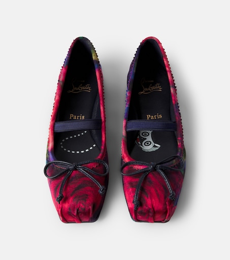 Christian Louboutin Kids 바바렛 발레 플랫