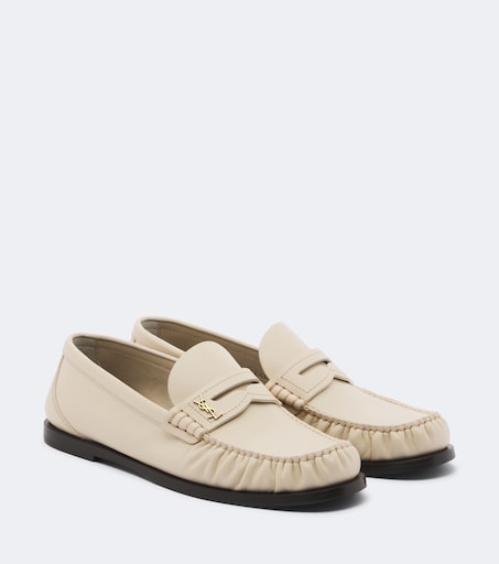 Laurent leather penny loafers