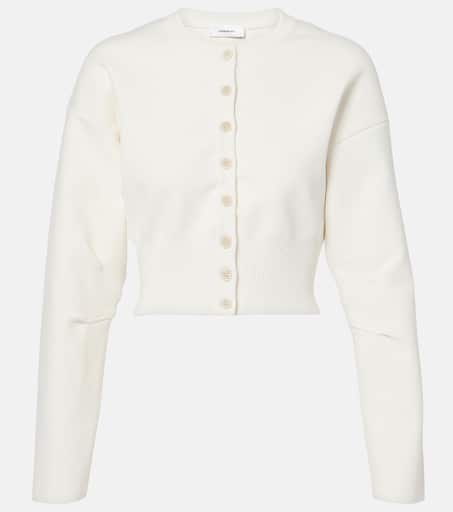 Cropped cardigan in white - Wardrobe NYC | Mytheresa