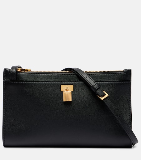 Padlock Mini leather crossbody bag in black - Tom Ford