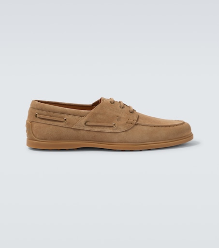 Tod's Gommino suede boat shoes