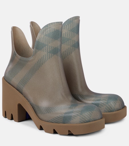 Burberry Check ankle boots in pink - Burberry | Mytheresa