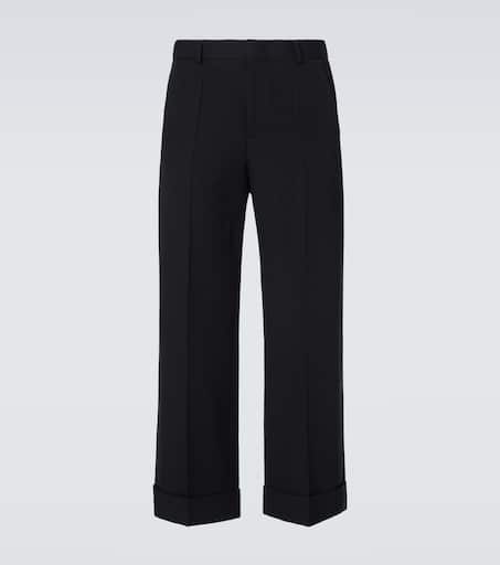 【関税＆送料込み】Valentino Garavani Virgin Wool Trousers Valentino Garavani Virgin Wool Tailored Trousers | Black