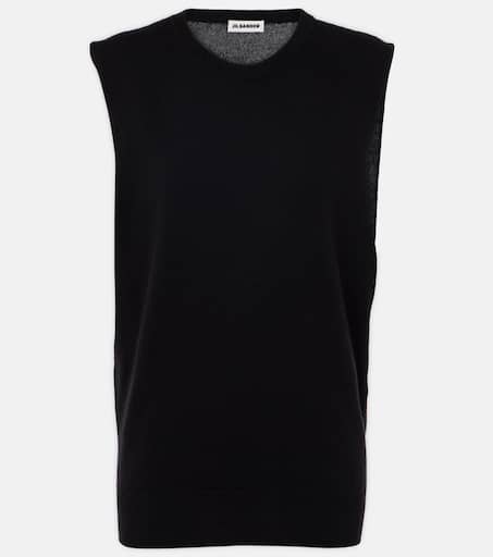 Jil Sander Cashmere vest Gray | REVERSIBLE