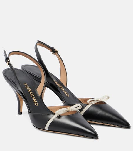 パンプス Ferragamo Gyoia 40 Patent Leather Decollete Gyoia Dorsay 40 patent leather pumps in pink - Ferragamo