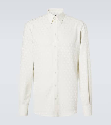 DG silk shirt in white - Dolce Gabbana | Mytheresa