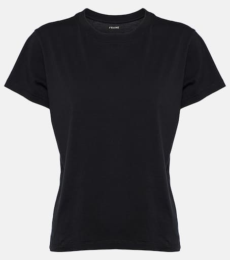 Tシャツ・カットソー THE BLACK JPG BABY TEE T-SHIRT Baby Tee cotton jersey T-shirt in black - Frame | Mytheresa