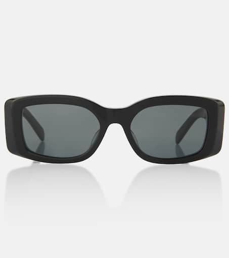 【Celine】Triomphe 01 Sunglasses in Acetate Black ★送料込★ Triomphe 01 oval sunglasses in black - Celine Eyewear