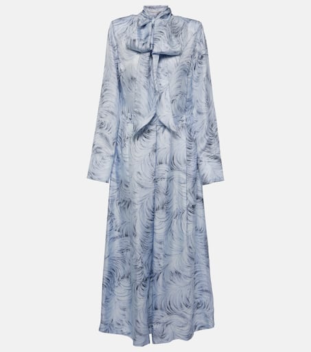 ワンピース STELLA MCCARTNEY Woman Dress Gnawed Blue 6A0337SMA90 4008 P00952977.jpg