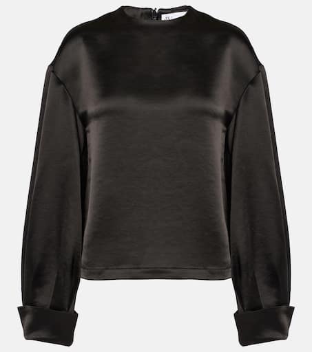 【送料&関税込】J.W. Anderson Black Satin Top P01023402.jpg