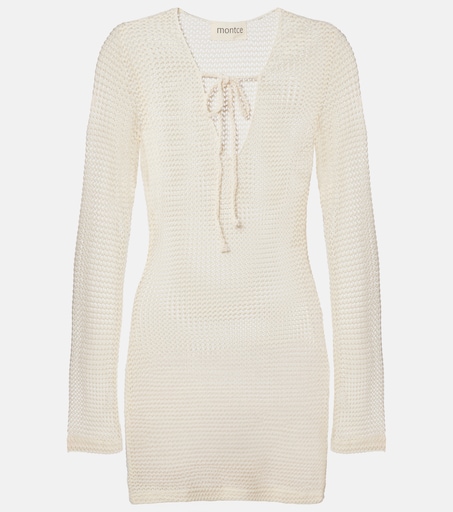 Sophia crochet minidress in white - Montce | Mytheresa Sophia crochet minidress in white - Montce | Mytheresa