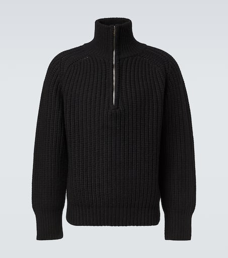 x Aaron Levine Bristol virgin wool sweater in black - Studio