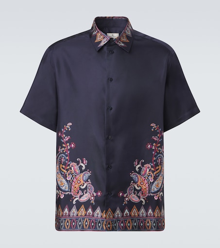 Etro Paisley silk shirt