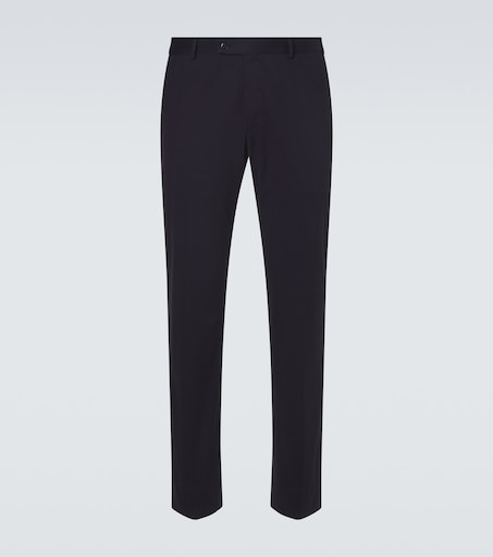 Brioni Pienza cotton-blend straight pants
