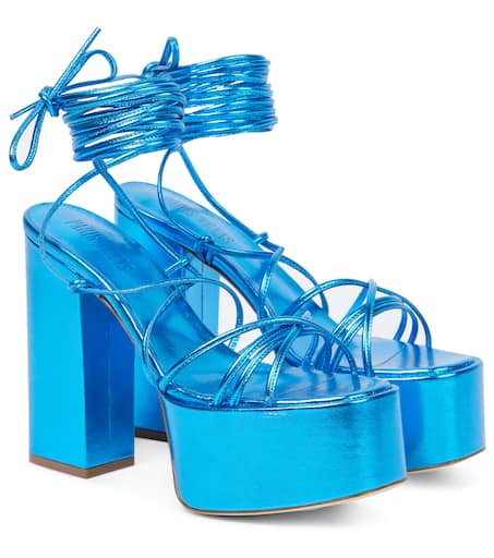 サンダル・ミュール PARIS TEXAS SS22 MALENA SANDALWOOD (PX563_XNPL3ULTRAVIOLET) $615 Paris Texas Women's Purple Suede Malena Strappy