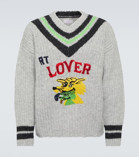 Gucci rainbow cheap tiger sweater
