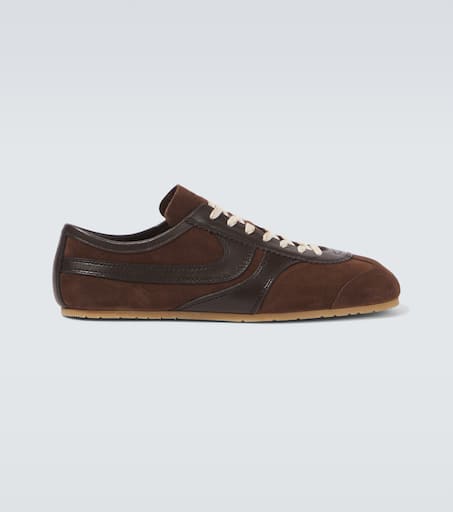 DRIES VAN NOTEN メタリックレザー スニーカー | NET-A-PORTER