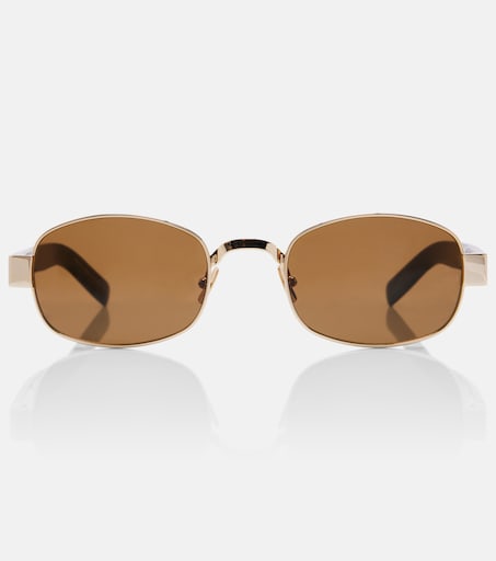 SL 706 square sunglasses in gold - Saint Laurent | Mytheresa
