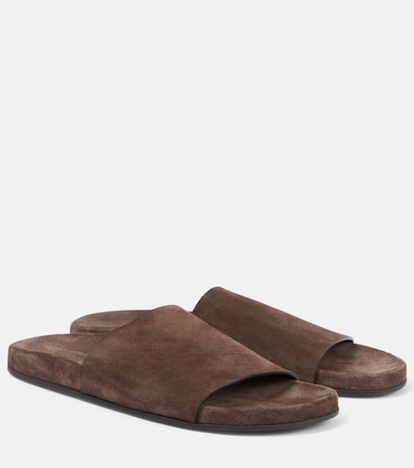 サンダル・ミュール THE ROW Women Sandals F1588GRO BLK BLACK ブラック（黒）系 26cm The Row(ザ・ロウ) サンダル・ミュール