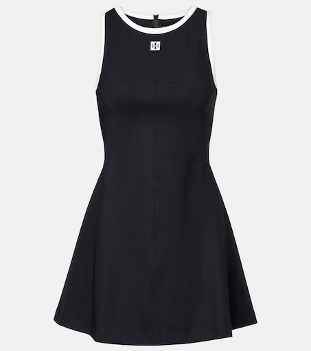 T Monogram jersey tennis dress in black - Tory Burch | Mytheresa