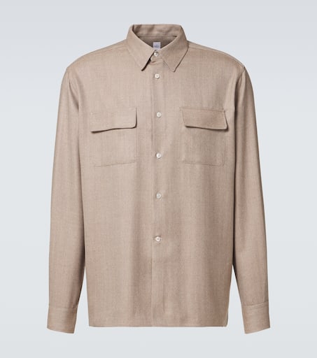 H*o様 25SS WOOL HERRINGBONE OVER SHIRT 定価以下 25SS WOOL HERRINGBONE OVER SHIRT - メルカリ