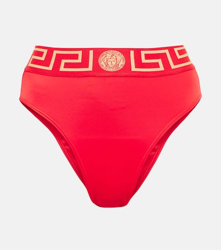 ビキニ VERSACE GRECA HIGH WAIST BIKINI BOTTOM Greca Border High Waist Bikini Bottoms | VERSACE US