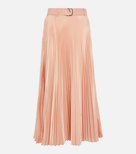 スカート Max Mara MADISON - Pleated silk skirt P00825486.jpg