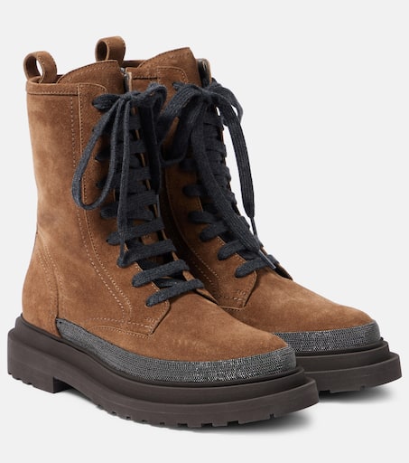 シューズ・サンダルその他 BRUNELLO CUCINELLI SMOOTH LEATHER LACE-UP BOOTS WITH MONILI P00717115.jpg