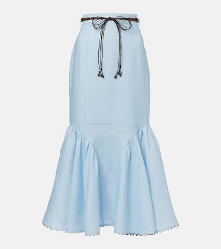 VIP【関税送料無料】希少 Zimmermann Rhiannon Midi Skirt Zimmermann Rhiannon Lace Cotton A-Line Midi-Skirt | Saks