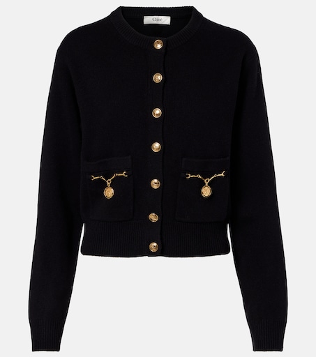 新品未着用MARNO Chloe knit tops black Wool and cashmere cardigan in black - Chloe | Mytheresa