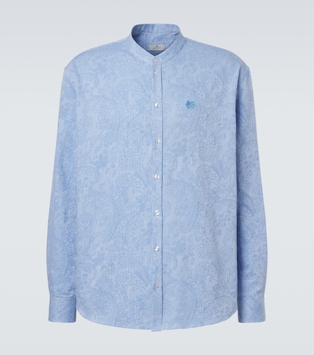 Etro Guru striped cotton shirt