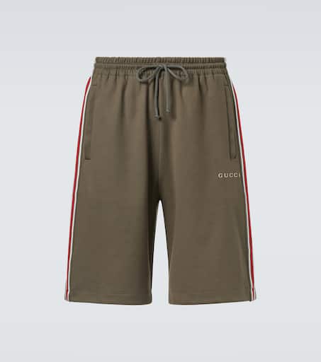 【関税＆送料込み】Gucci Cotton Blend Shorts Gucci Shorts for Men | Mytheresa