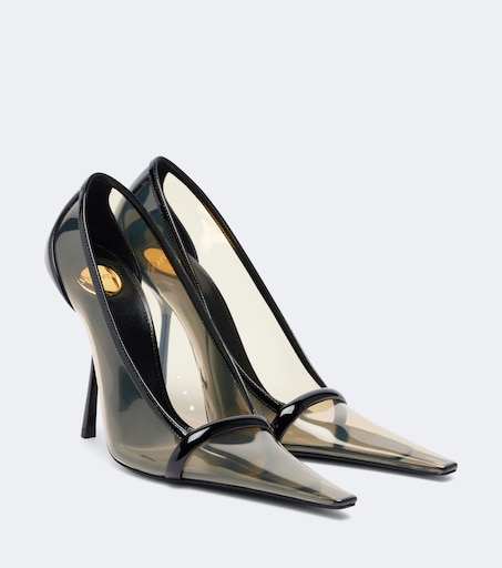 Brigitte leather-trimmed TPU pumps