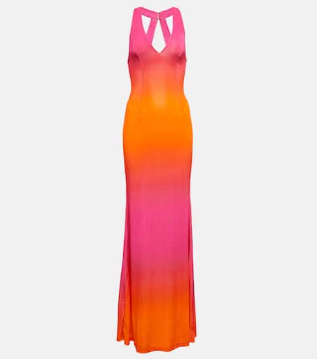 High Sea printed jersey maxi dress in multicoloured - Louisa